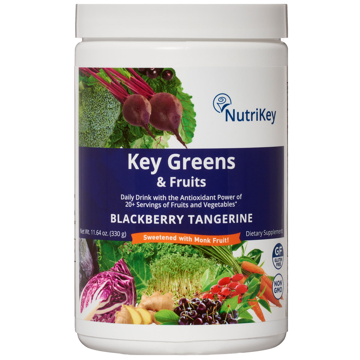 Key Greens & Fruits, Blackberry Tangerine (w/Monk Fruit)