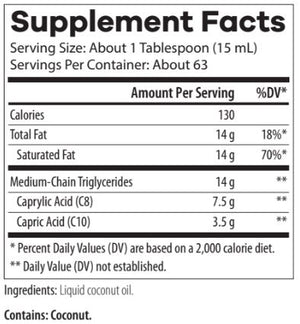 NutriDyn MCT Oil, 32oz
