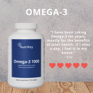 Omega-3 1000, 120 softgels