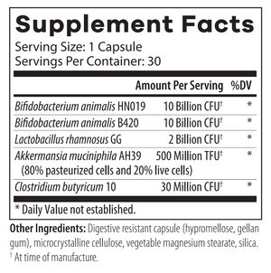 Akkermansia GLP-1 Probiotic, 30caps