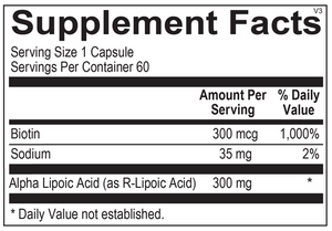 Lipoic Acid (300mg), 60 caps