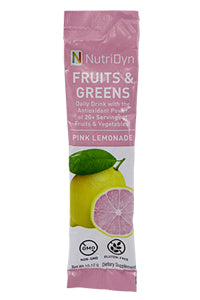 NutriDyn Fruits & Green TO-GO, Pink Lemonade