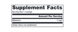 Melatonin 1mg Peppermint, 200 lozenges