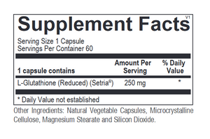 L-GLUTATHIONE, 60 caps