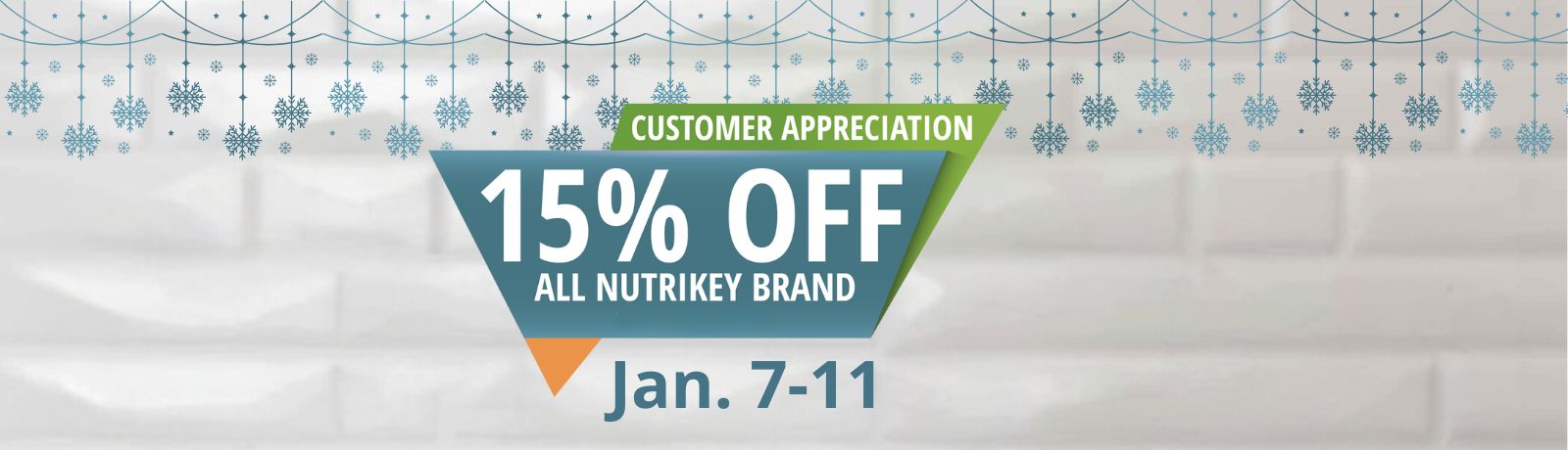 Nutrikey Collection Customer Appreciation Sale