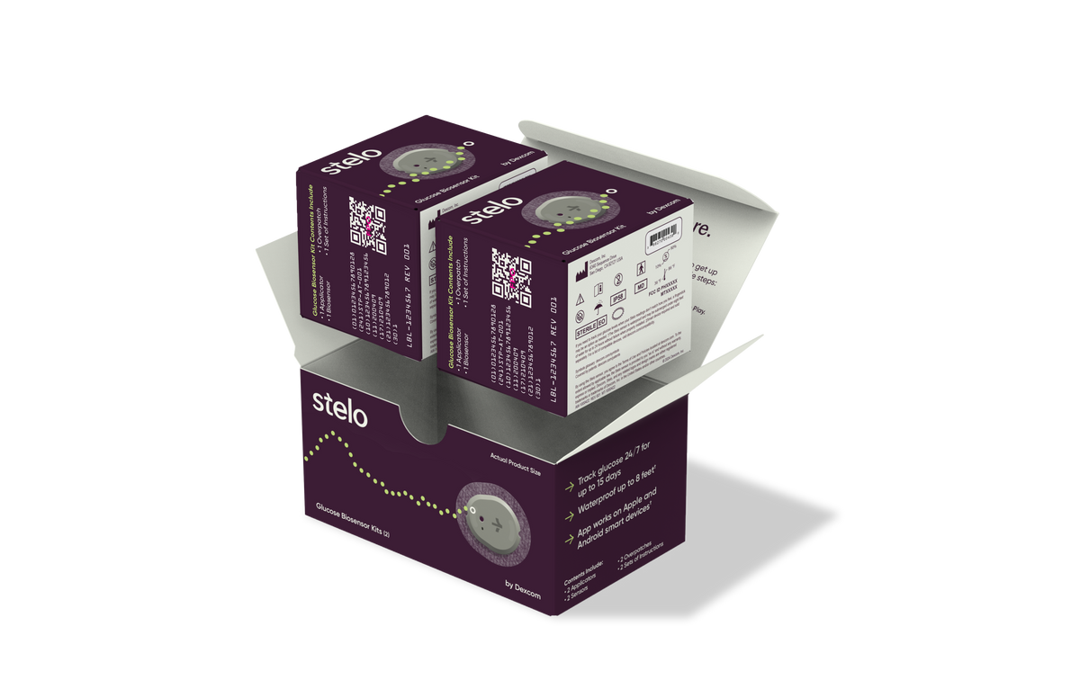 Stelo Sensor-Transmitter Kit, 2-pack