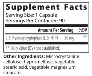 5-HTP 50mg, 90 caps