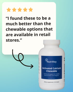 Activated Calcium CHEWABLE, Chocolate, 90 tabs