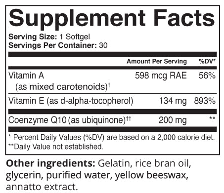CoQ10-200, 30 softgels