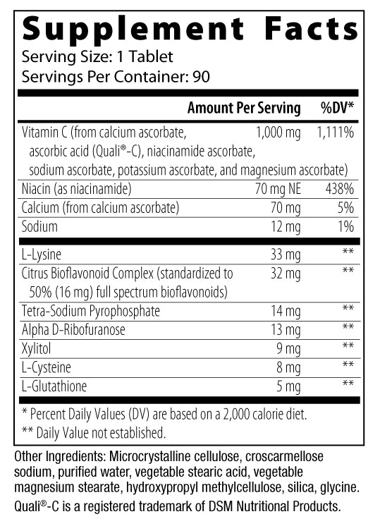 Complete C-1000, 90 tabs (Vitamin C)