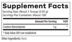Creatine Powder, 500gm