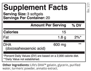 DHA 200, 60 softgels