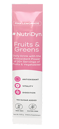 NutriDyn Fruits & Green TO-GO, Pink Lemonade