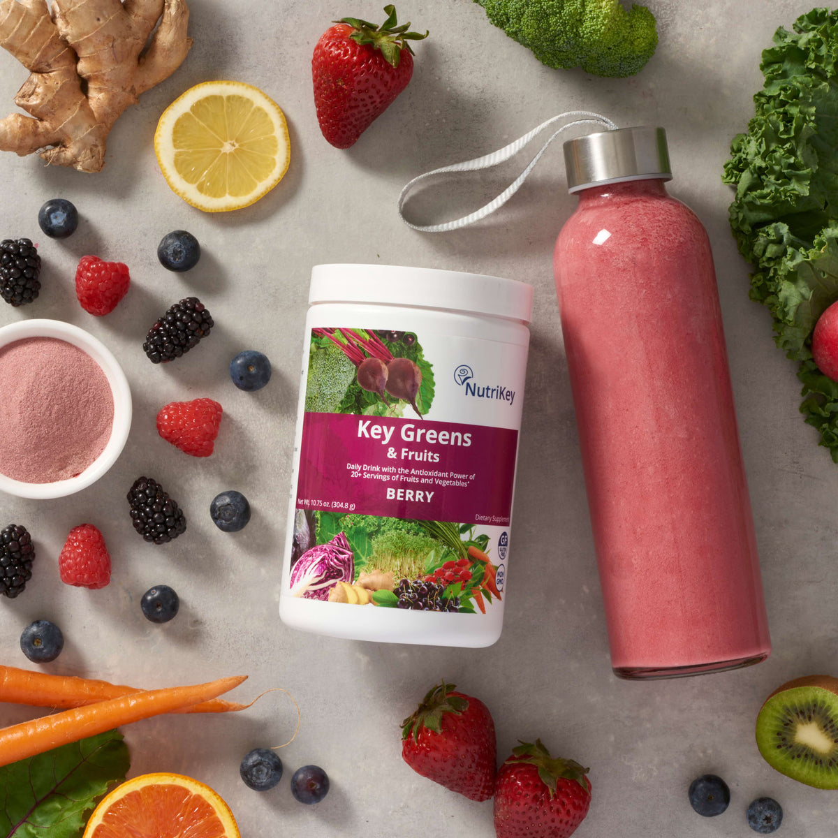 Key Greens & Fruits, Berry