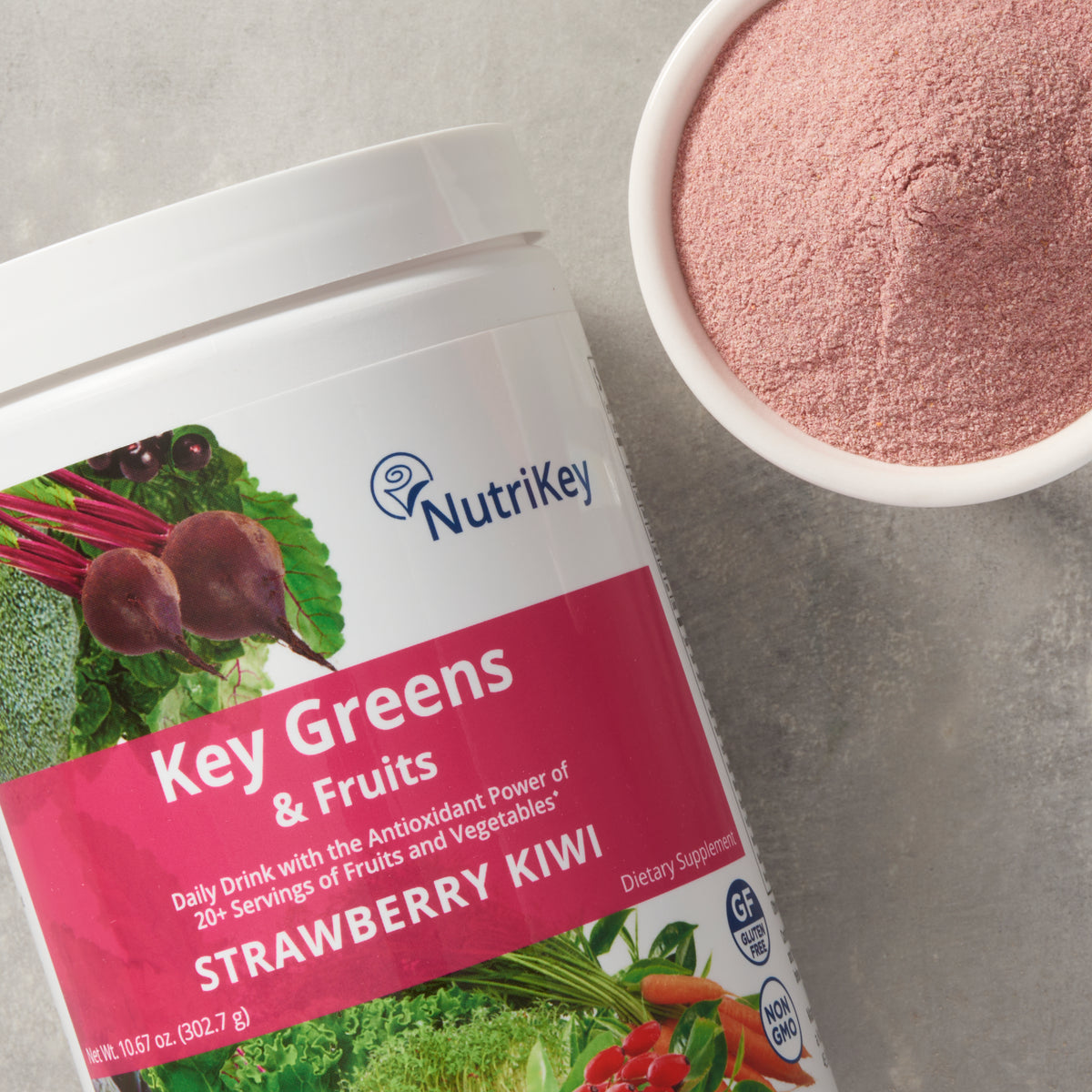 Key Greens & Fruits, Strawberry Kiwi