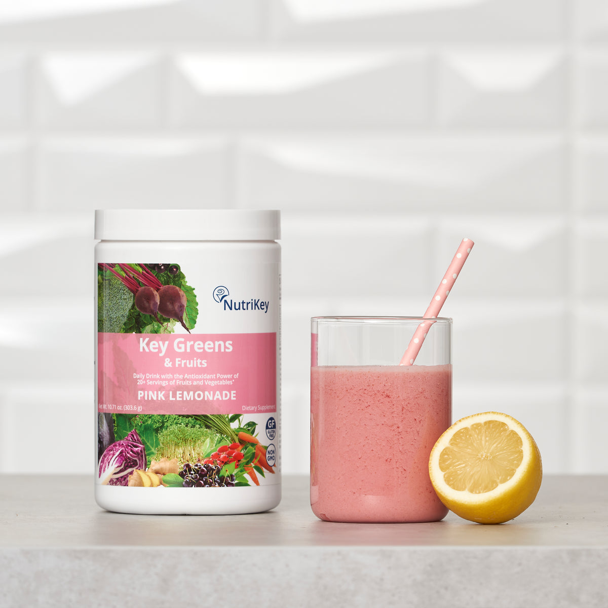 Key Greens & Fruits, Pink Lemonade