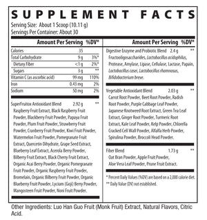 Key Greens & Fruits, Blackberry Tangerine (w/Monk Fruit)