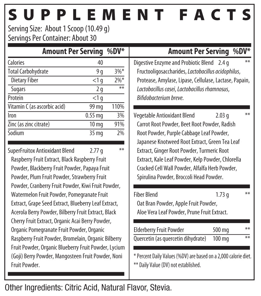 Key Greens Immune Support, Passion Fruit