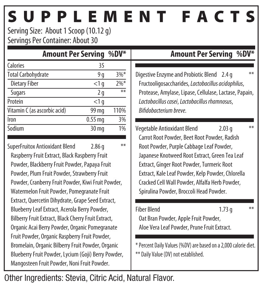 Key Greens & Fruits, Pink Lemonade