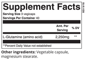 L-Glutamine, 120 caps