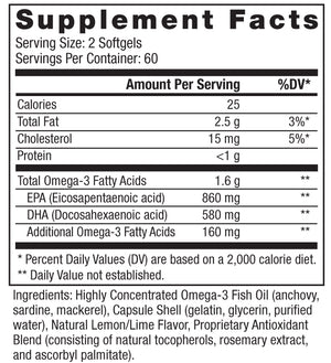 Omega-3 Extra Strength, 120 SOFTGELS