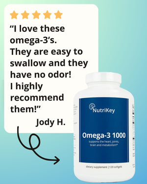 Omega-3 1000, 120 softgels