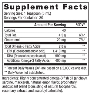 Omega-3 Extra Strength LIQUID, 5oz