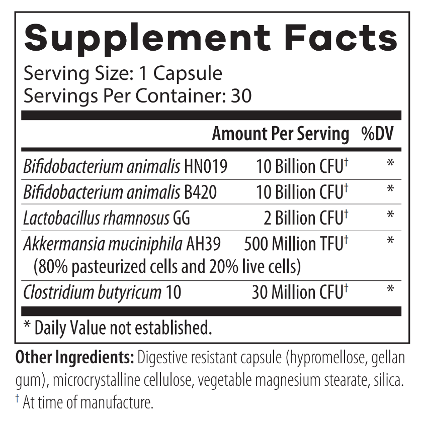 Akkermansia GLP-1 Probiotic, 30caps
