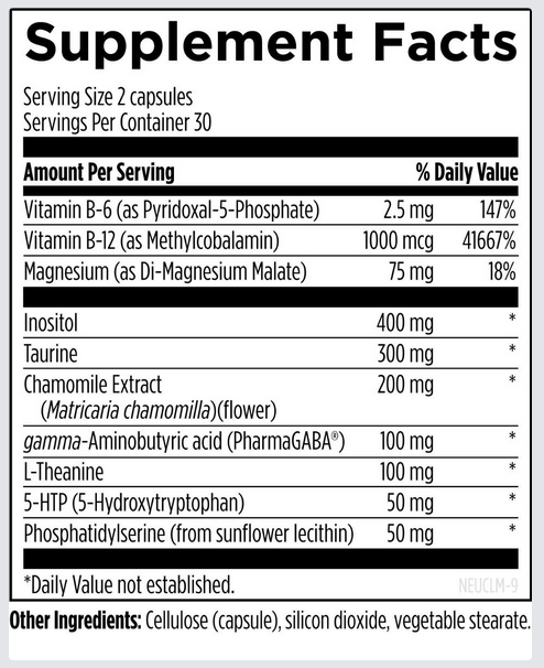 NeuroCalm, 60 vegetarian caps