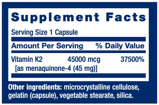 Mega Vitamin K2, 30caps
