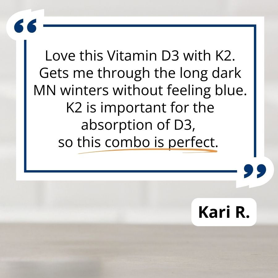 Vitamin D3 5000 with K2, 60 SOFTGELS