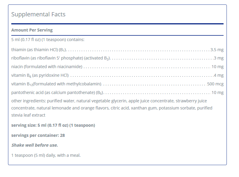 B Complex Liquid, 140ml