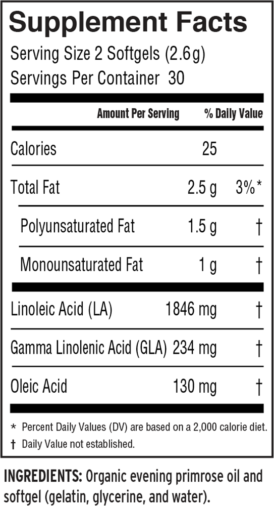 Evening Primrose Oil, 120 softgels