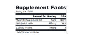 N-Acetyl L-Tyrosine, 60 tabs