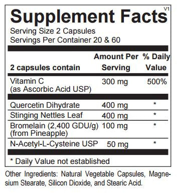Natural D-Hist, 120 caps