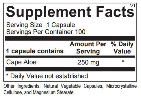 Super Aloe 250, 100 caps