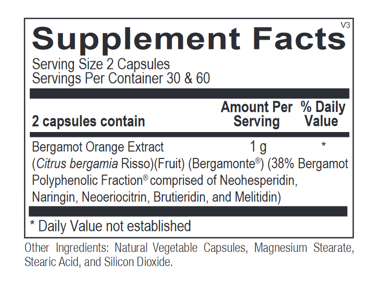 Bergamot BPF, 60 caps