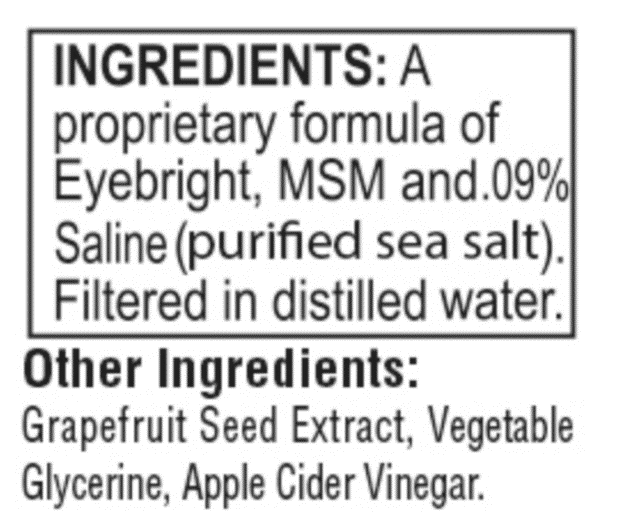 Eyebright Drops, 1 oz