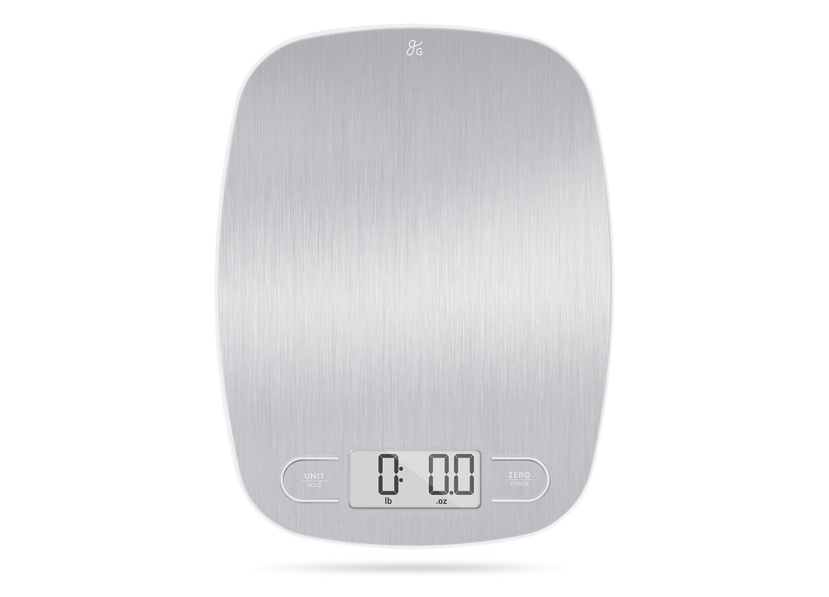 Greater Goods Digital Food Kitchen Scale, Stainless Steel