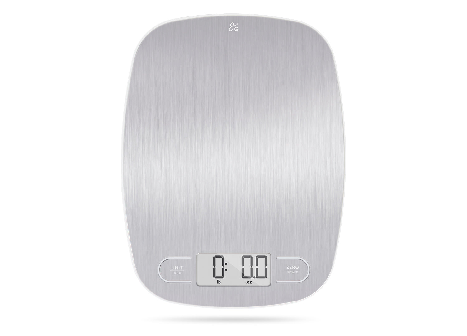 Greater Goods Digital Food Kitchen Scale, Stainless Steel