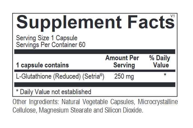 L-GLUTATHIONE, 60 caps