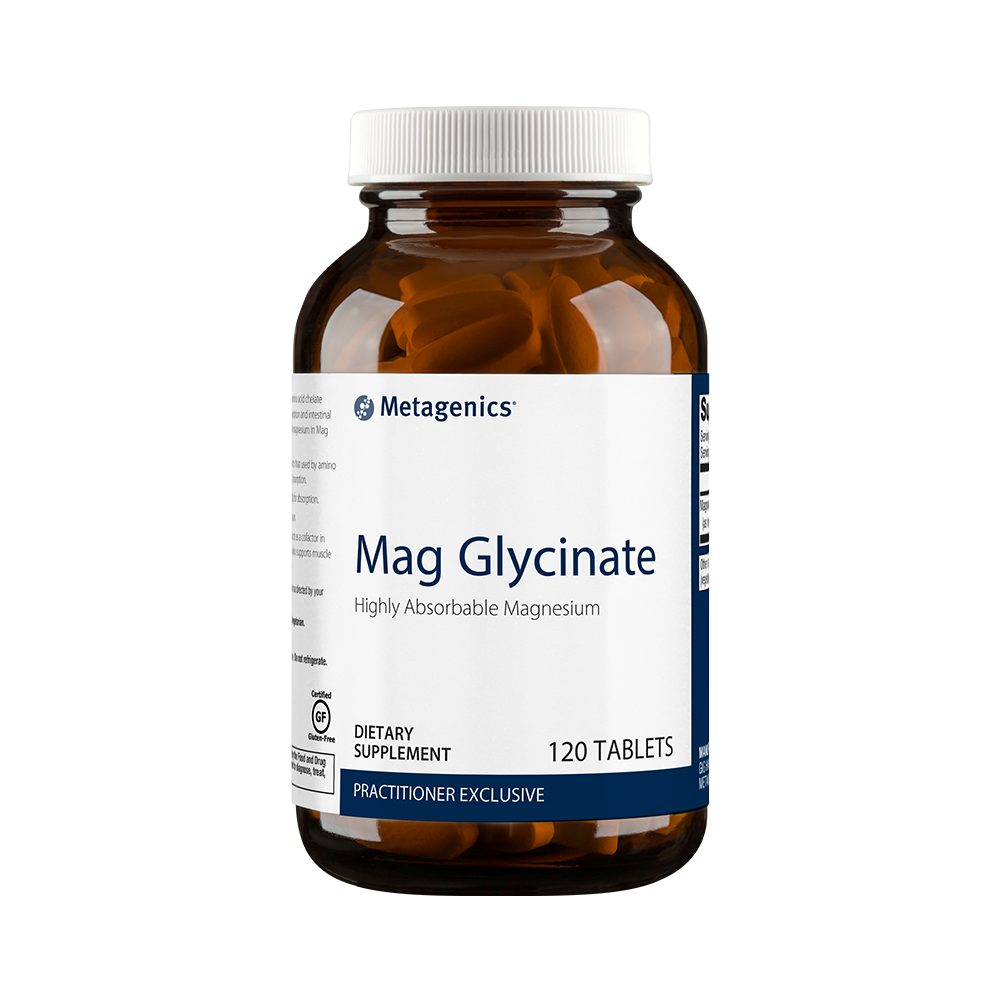 Mag Glycinate, 120 tabs, by Metagenics
