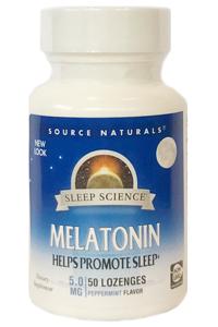 Melatonin 5mg Peppermint, 100 lozenges