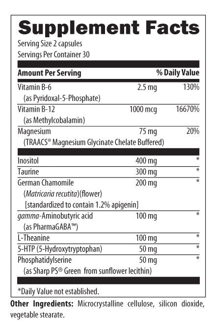 NeuroCalm, 60 vegetarian caps - NutriKey