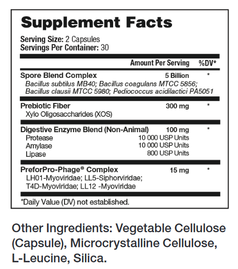 Spore Probio, 60 caps