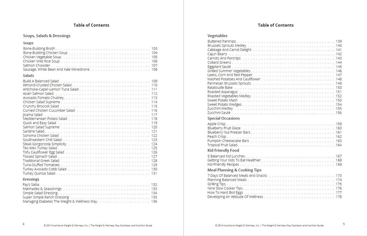 The Weight & Wellness Way Cookbook and Nutrition Guide